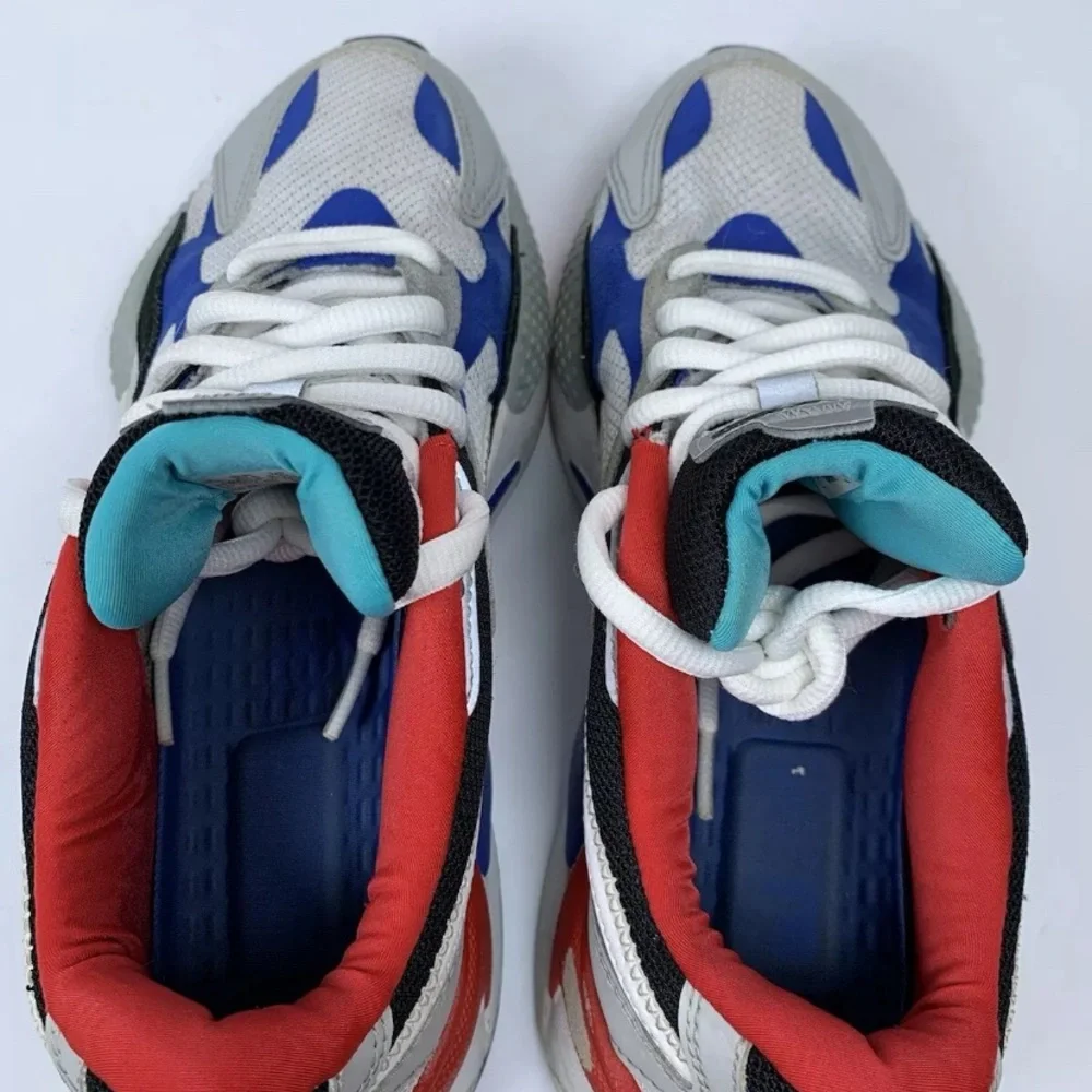 Puma RS-X3 Puzzle Child Sneakers Size 6.5C White Blue Red 372357-05 (S207)